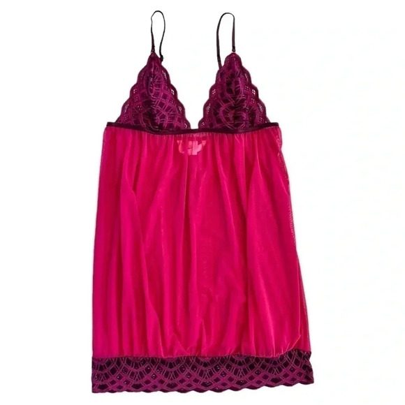 Y2k Victoria’s Secret Mini Babydoll Slip Dress - Picture 1 of 9